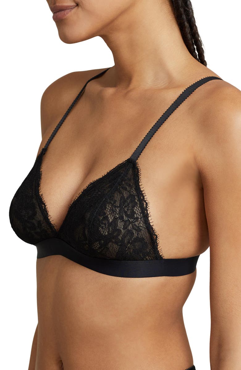 Polo Ralph Lauren Triangle Lace Underwire Bra, Alternate, color, 