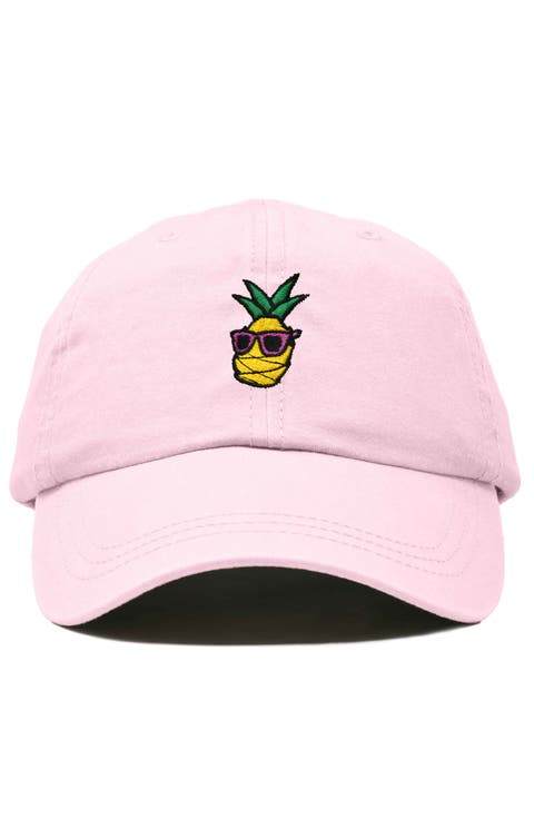 Pineapple Embroidered Dad Hat