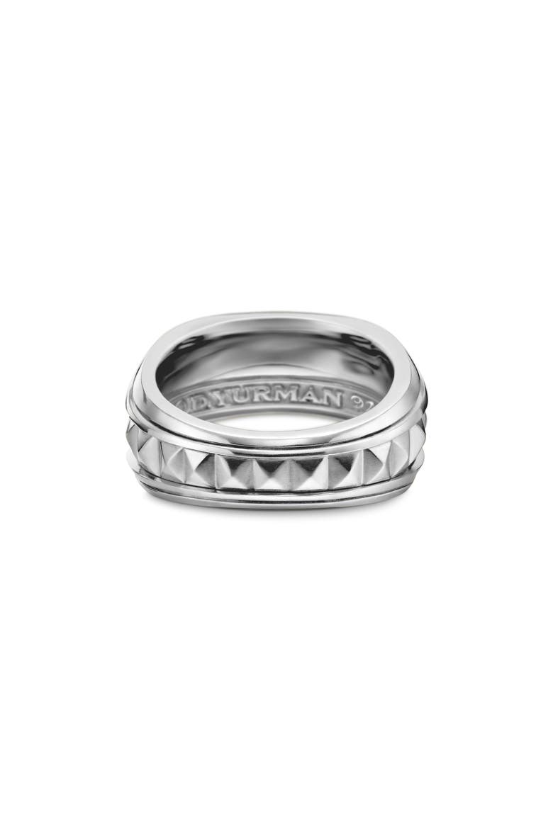 Pyramid Signet Ring, Alternate, color, SILVER