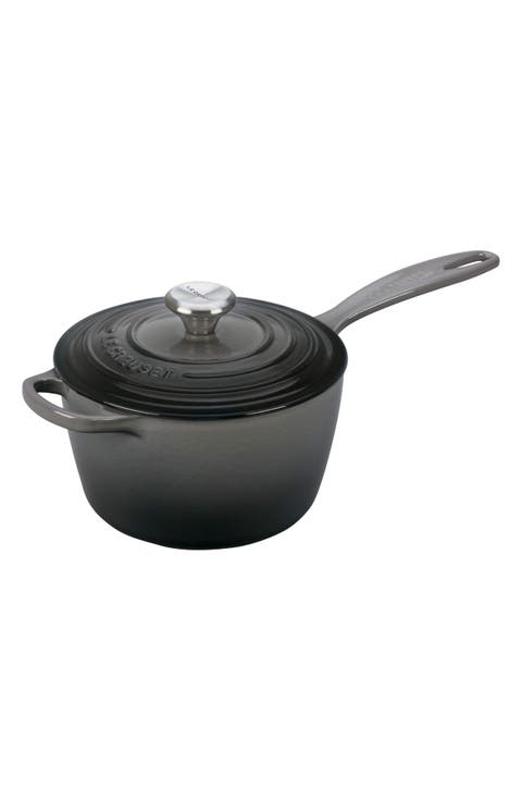 Signature 2.25-Quart Enameled Cast Iron Saucepan