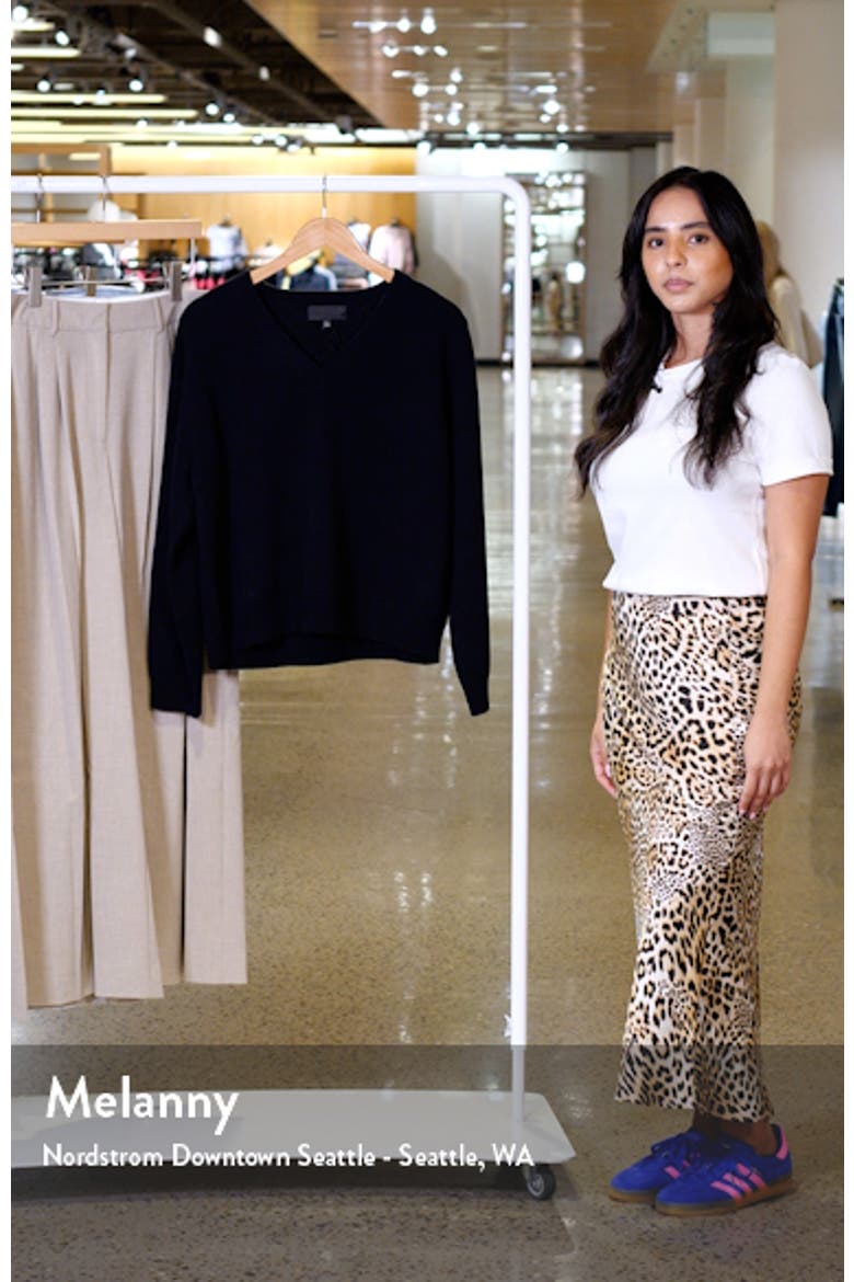 Priya Cashmere V-Neck Sweater video