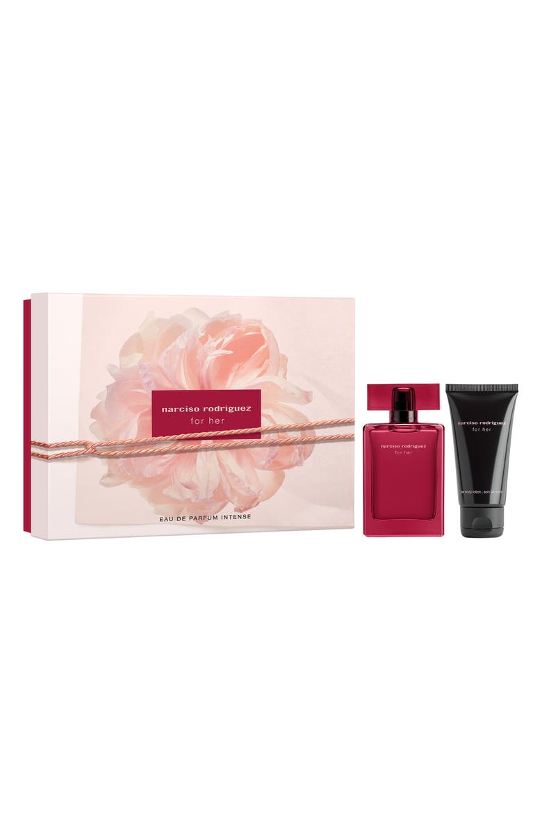 Narciso Rodriguez For Her Eau de Parfum Intense Set $145 Value, Main, color,