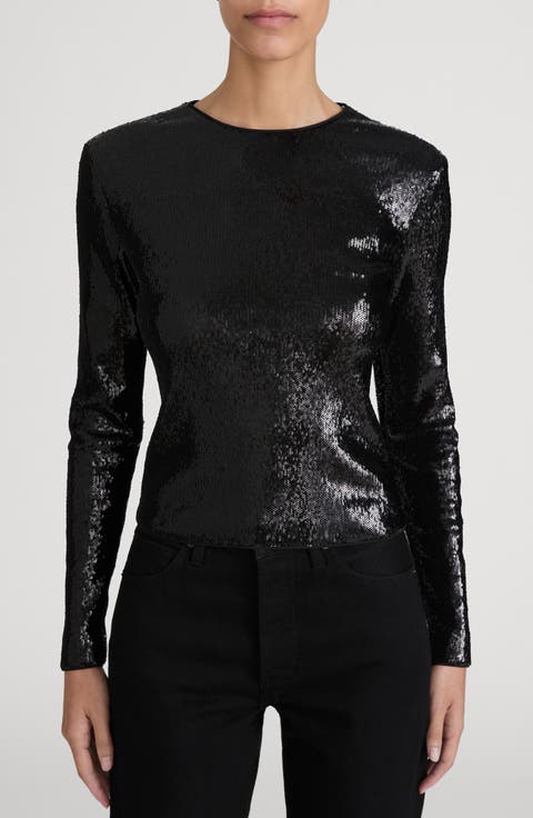 The Micro Sequined Top