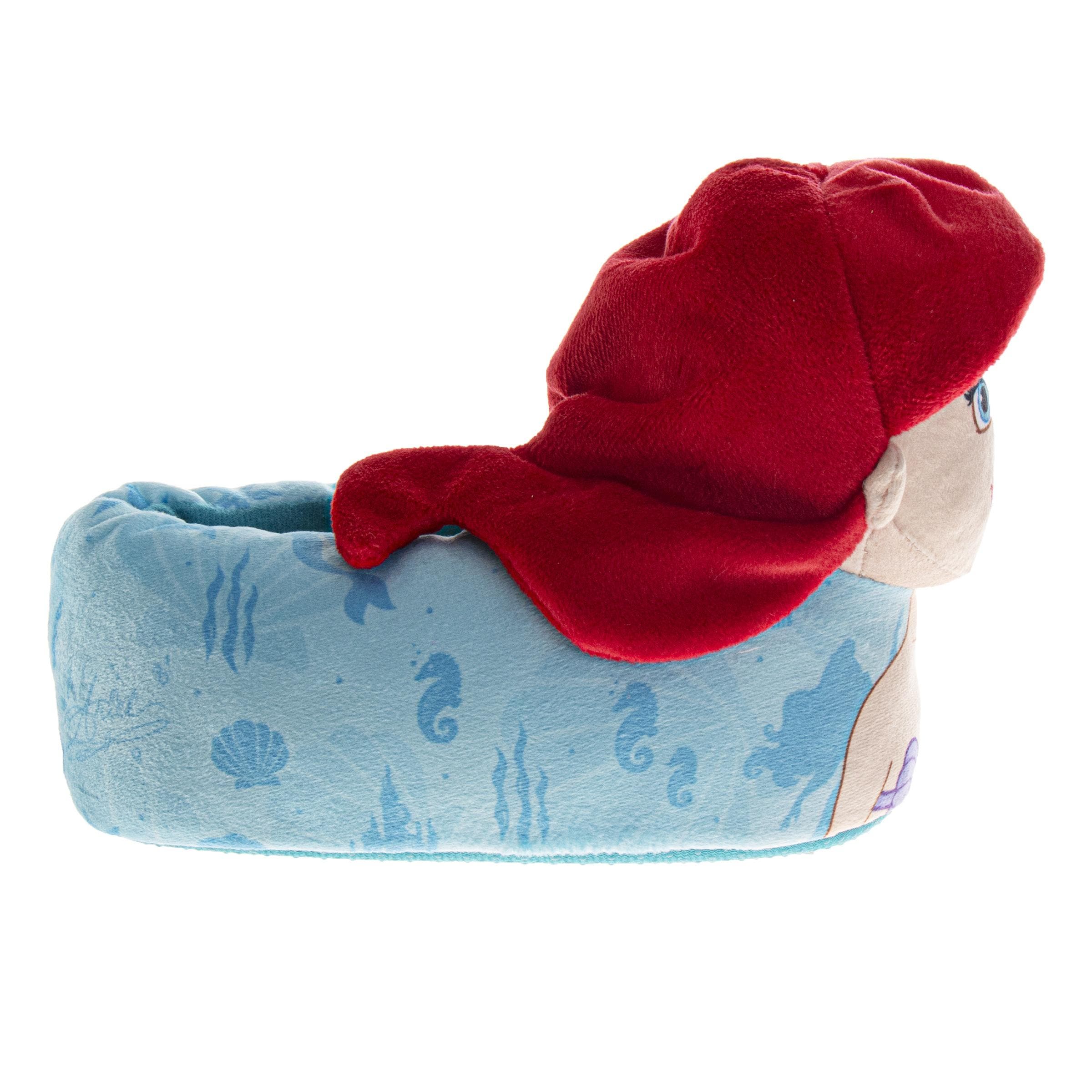 Disney Little Mermaid Girls Slippers, Alternate, color, Blue