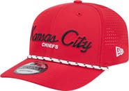 New Era Men's New Era Red Kansas City Chiefs Script 9SEVENTY Adjustable Hat