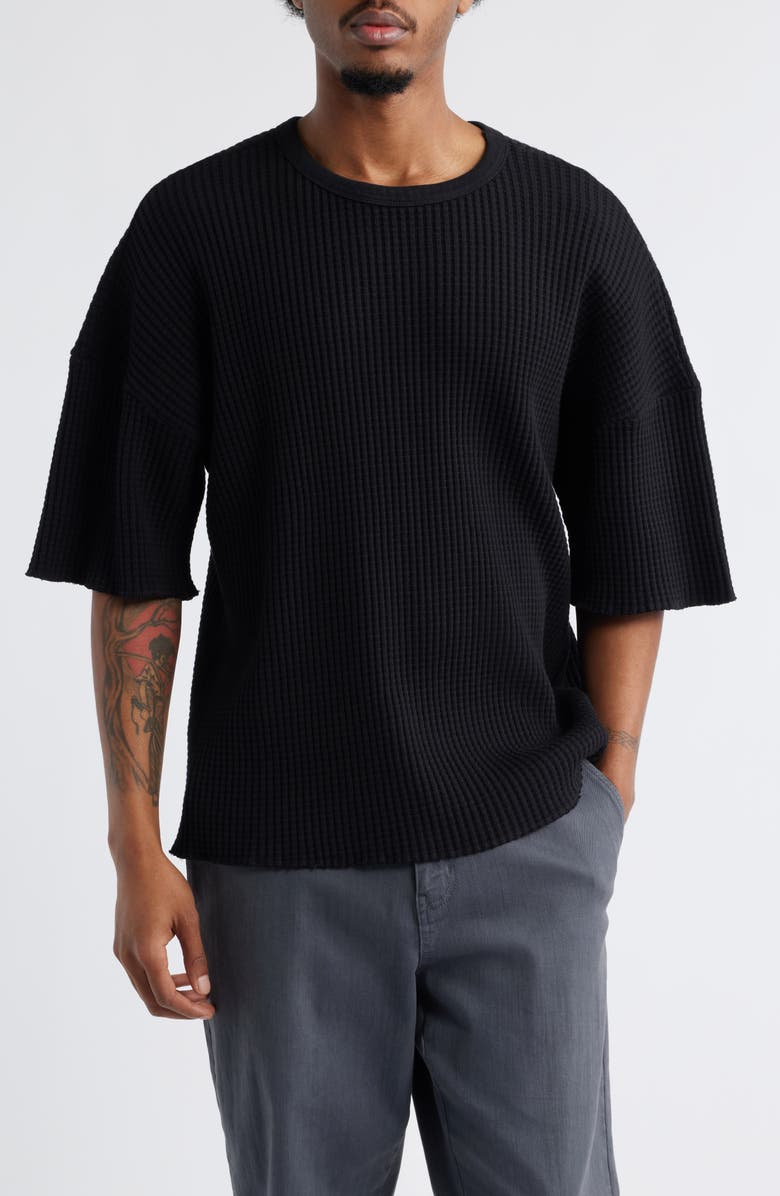 STANDARD ISSUE Oversize Thermal Knit T-Shirt, Main, color,