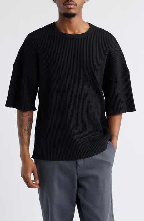 Oversize Thermal Knit T-Shirt