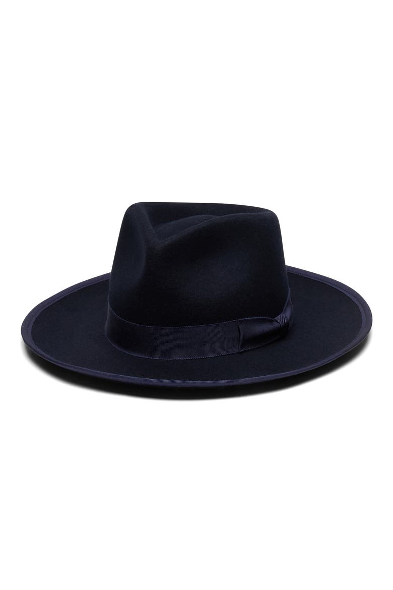 Soft Brim Fedora, Main, color, MIDNIGHT