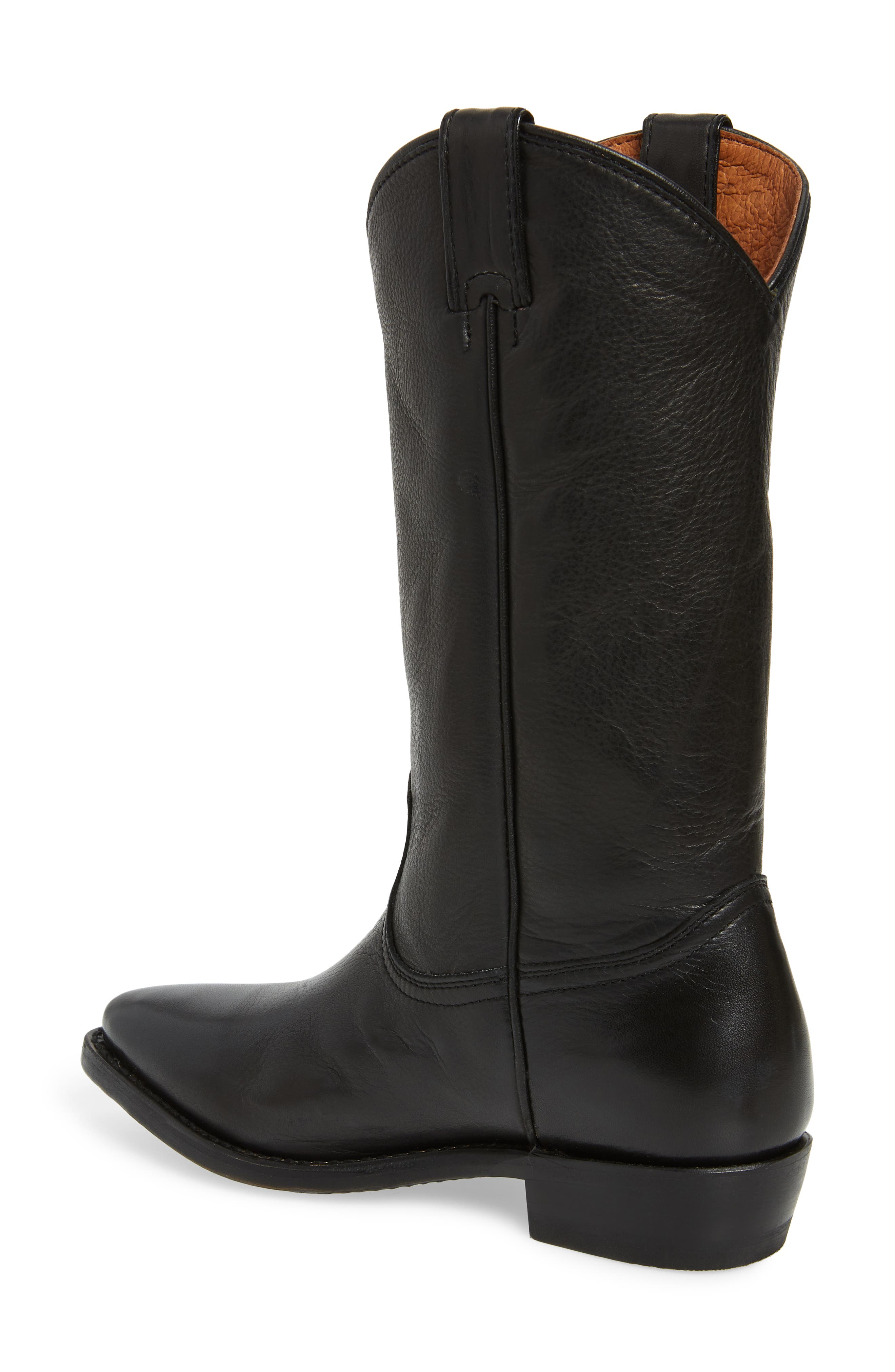 Frye Billy Pull-On Boot, Alternate, color, Black