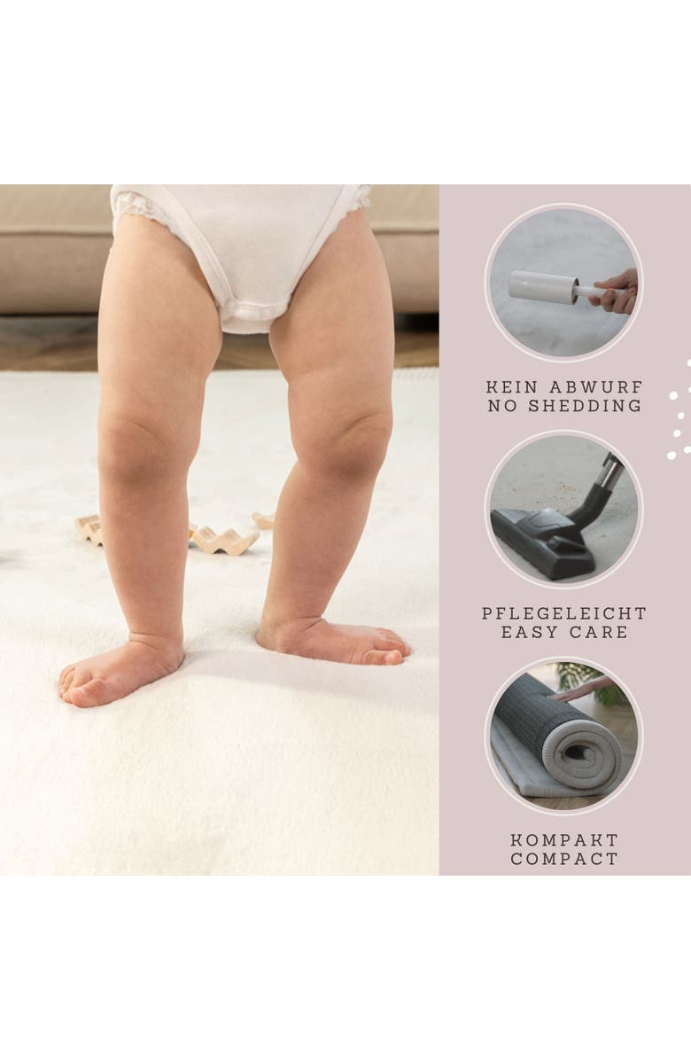 Hakuna Matte Coral Velvet Baby Playmat, Grey 60X80 Inch, Alternate, color, Gray