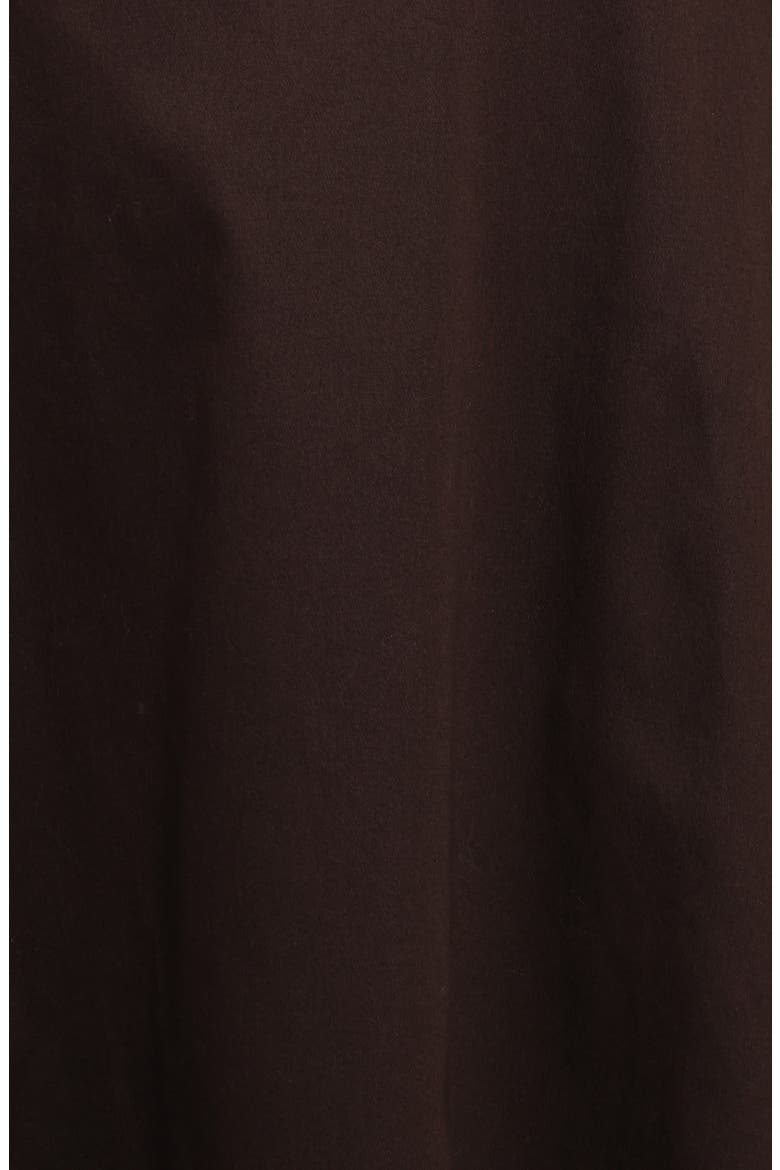 Merlena Puff Sleeve Stretch Cotton Maxi Dress, Alternate, color, CHOCOLATE