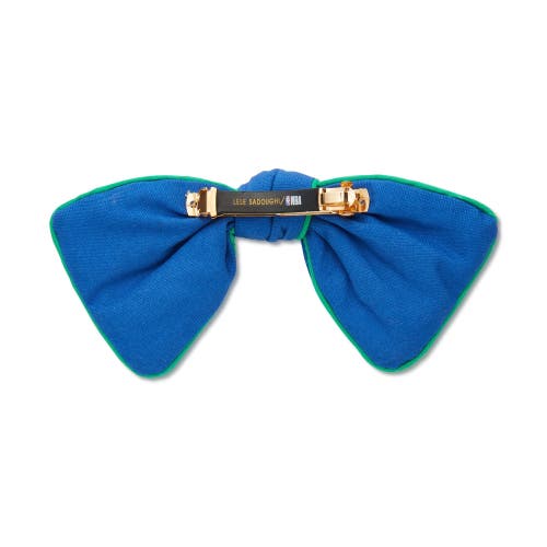 Lele Sadoughi Nba Dallas Mavericks Bow Barrette In Blue