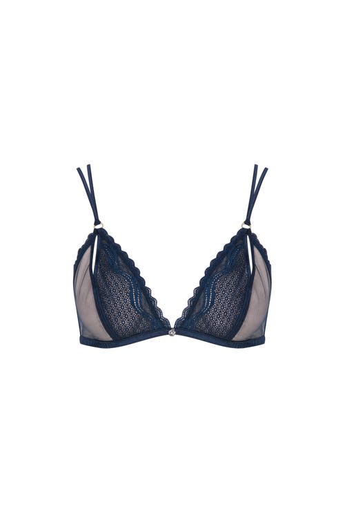 House Of Silk Neima Lace Bra in Navy at Nordstrom, Size X-Small