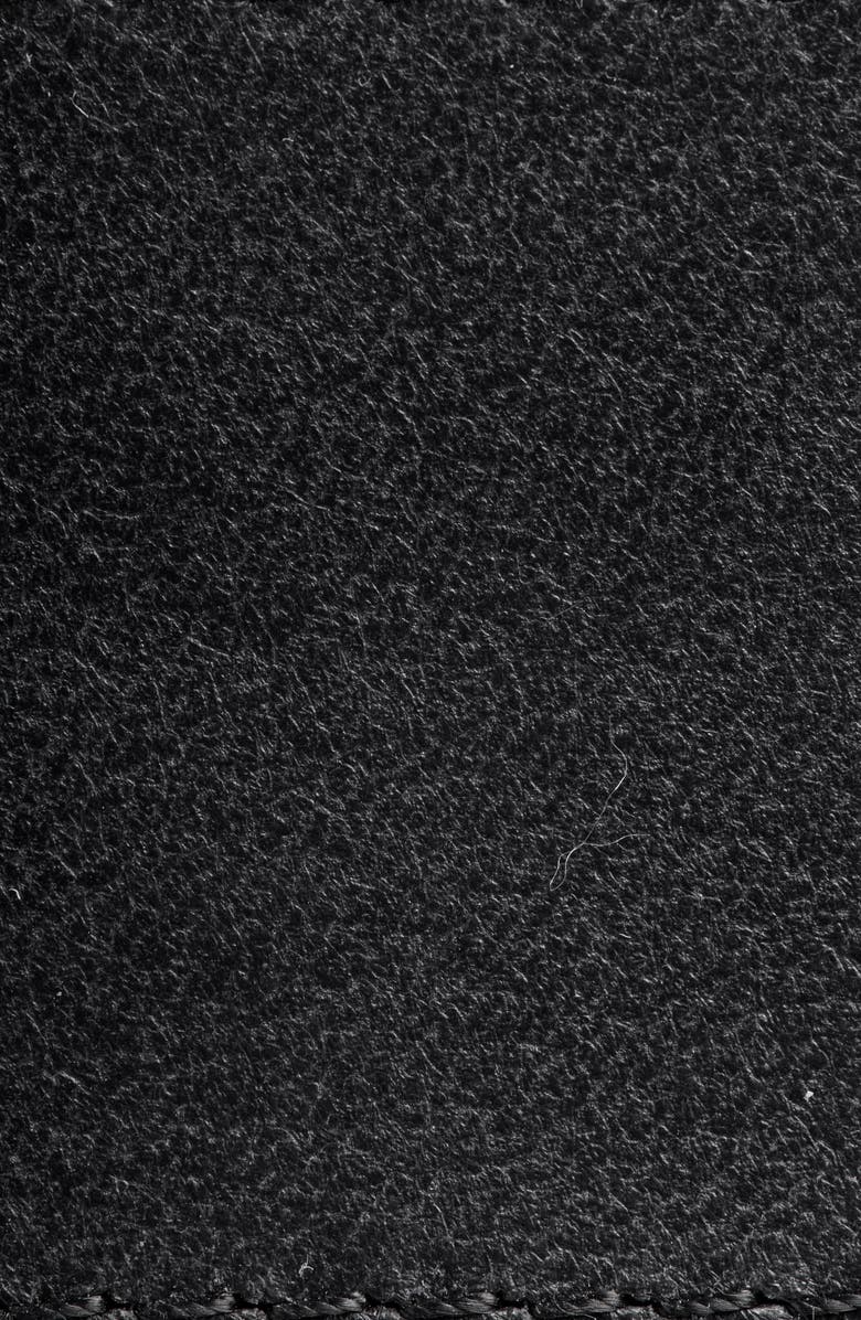 Halogen<sup>®</sup> Geometric Covered Buckle Leather Belt, Alternate, color,