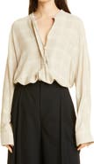Vince Shadow Plaid Top