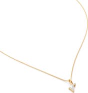 Monica Vinader Diamond Alphabet Pendant Necklace