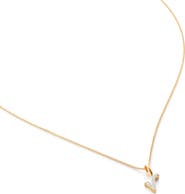 Monica Vinader Diamond Alphabet Pendant Necklace