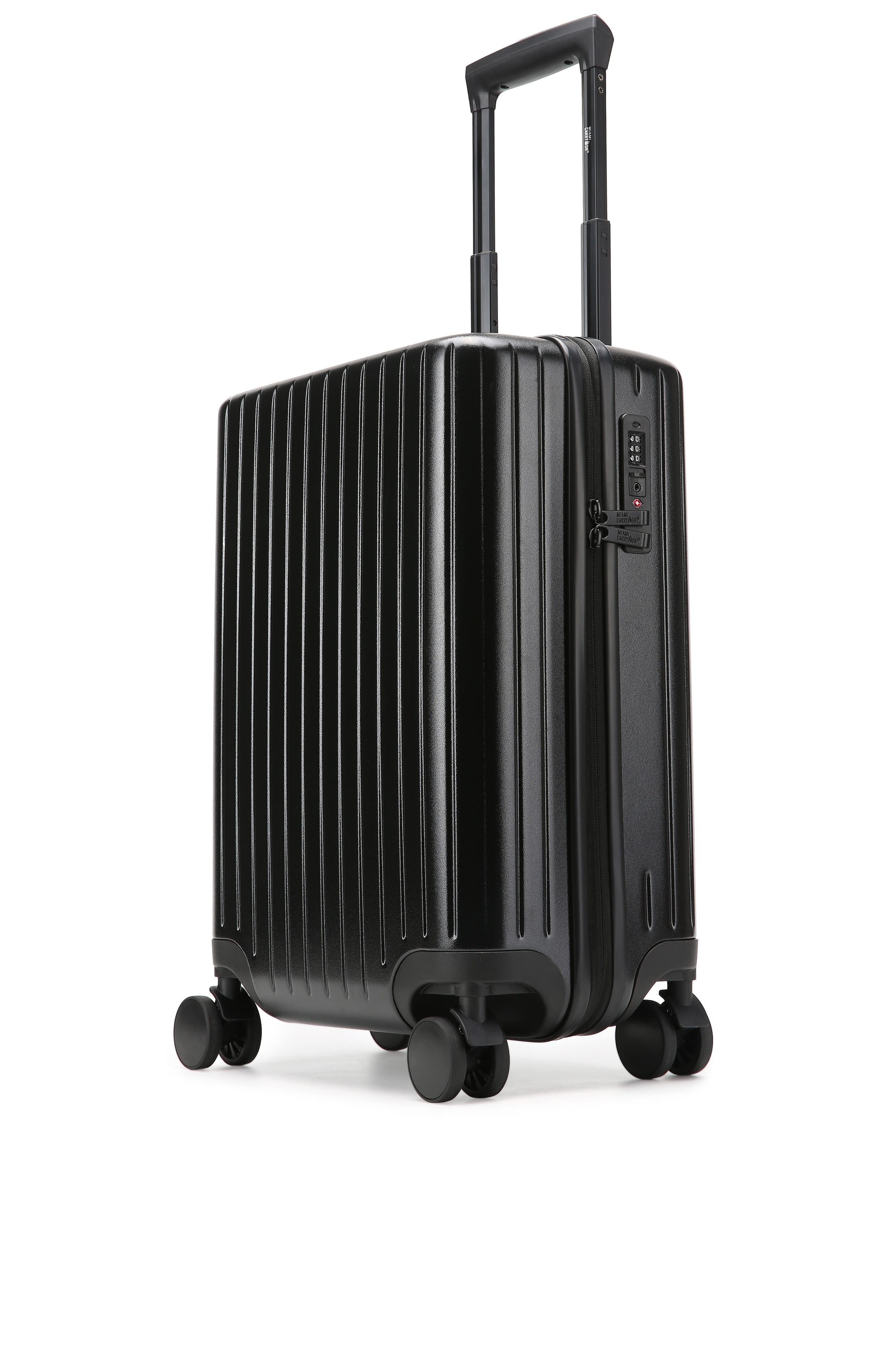 Miami Carry On Ocean Polycarbonate Carry On Spinner Suitcase, Main, color, 