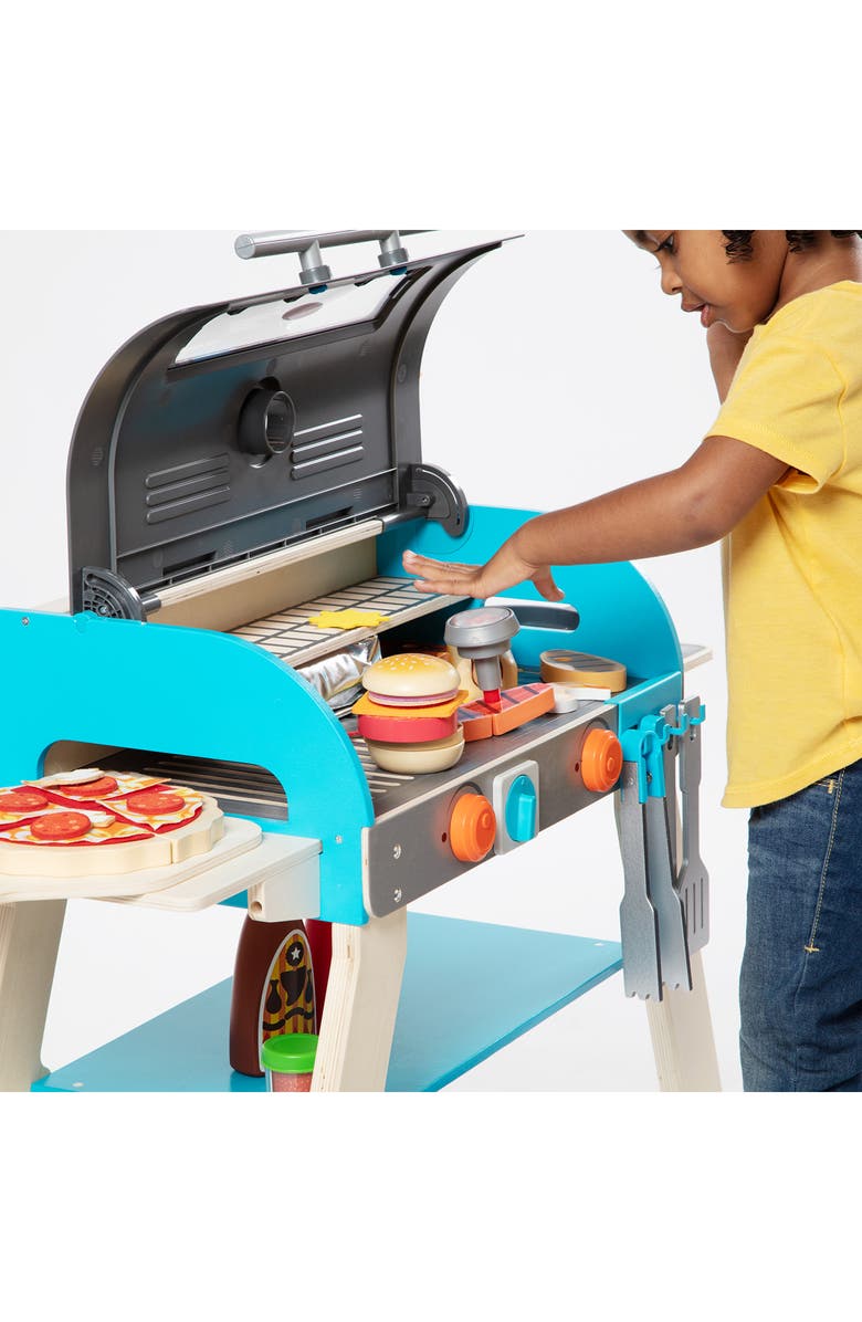 Melissa & Doug Deluxe Grill & Pizza Oven Playset, Alternate, color, 