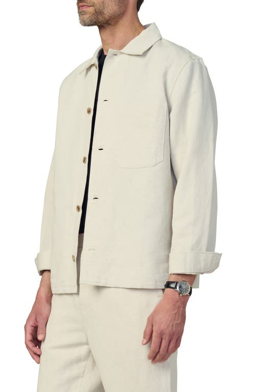 Joe's Cy Linen Button-up Shirt In Flax