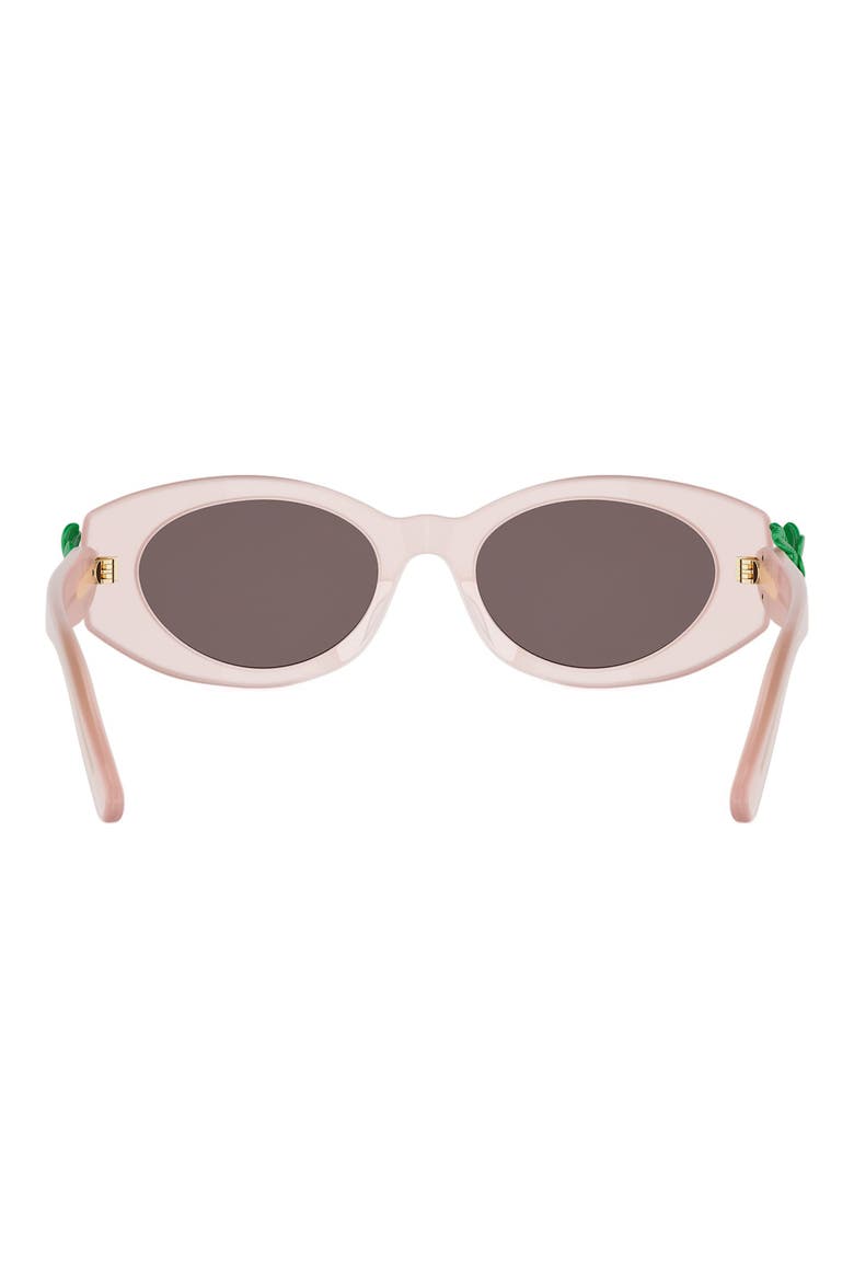 'Dior Clover B1I Oval Sunglasses, Alternate, color, SHINY PINK / BROWN