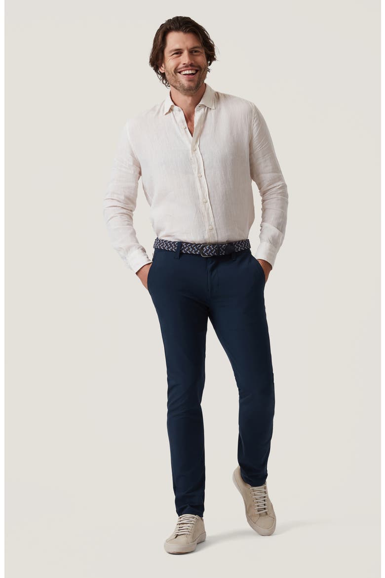 Verona Slim Fit Chinos, Alternate, color, NAVY COMMUTER LUXE