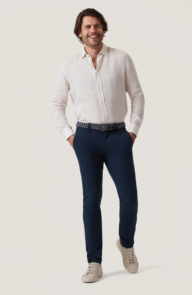 34 Heritage Verona Slim Fit Chinos, Alternate, color, Navy Commuter Luxe