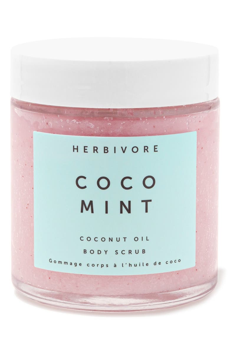 Herbivore Botanicals Coco Mint Mini Body Scrub, Main, color,