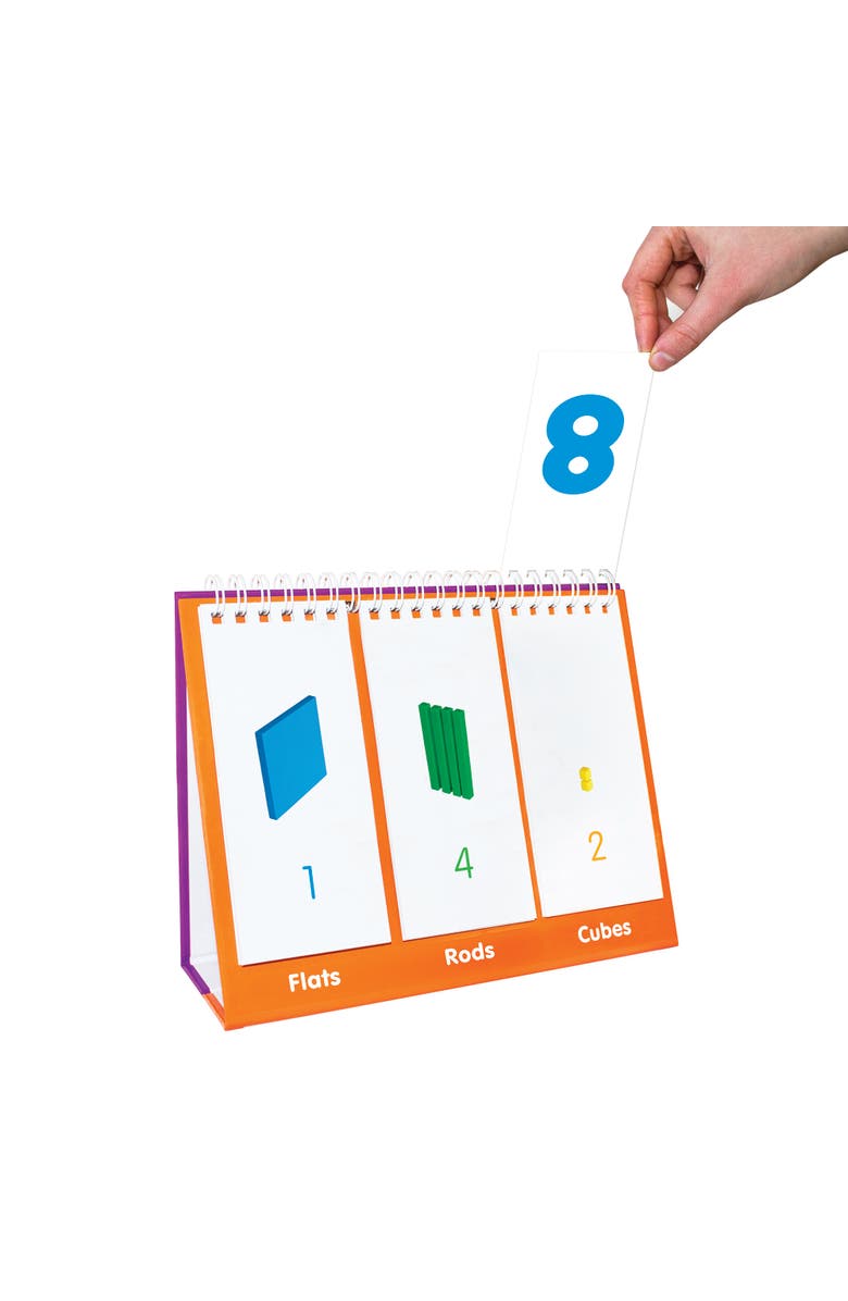 Junior Learning Base Ten Educational Flip Flash Cards, Alternate, color, 
