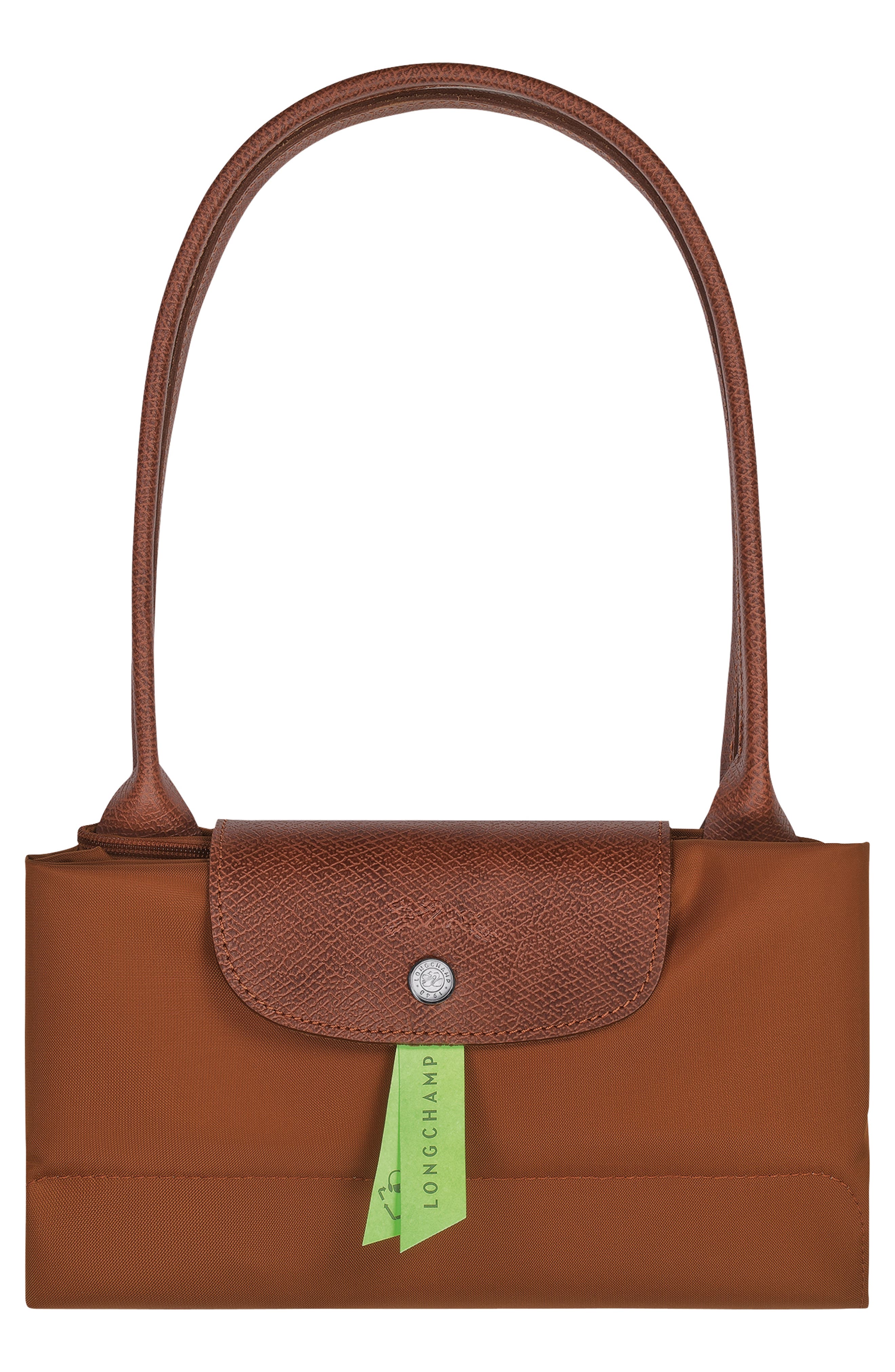 Longchamp Le Pliage Green Recycled Canvas Shoulder Tote, Alternate, color, 