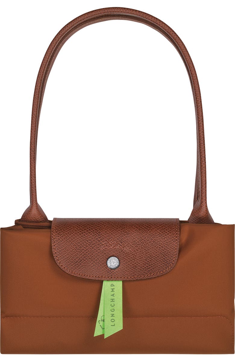 Longchamp Le Pliage Green Recycled Canvas Shoulder Tote, Alternate, color,