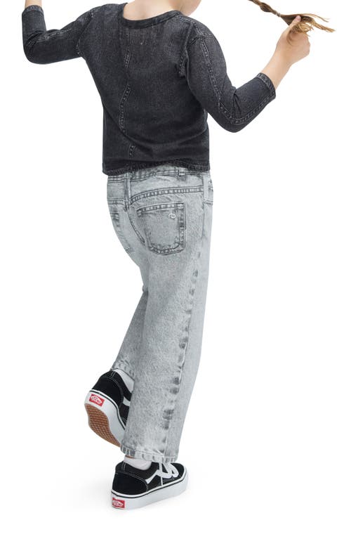 Rag & Bone Kids' Miramar Wide Leg Pants In Gray
