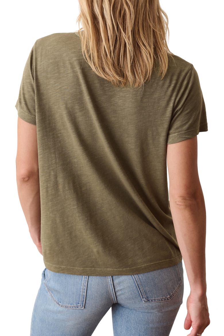Tried & True Crewneck T-Shirt, Alternate, color, DARK OLIVE