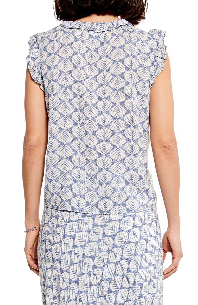 NIC+ZOE Lily Pad Blues Top, Alternate, color,