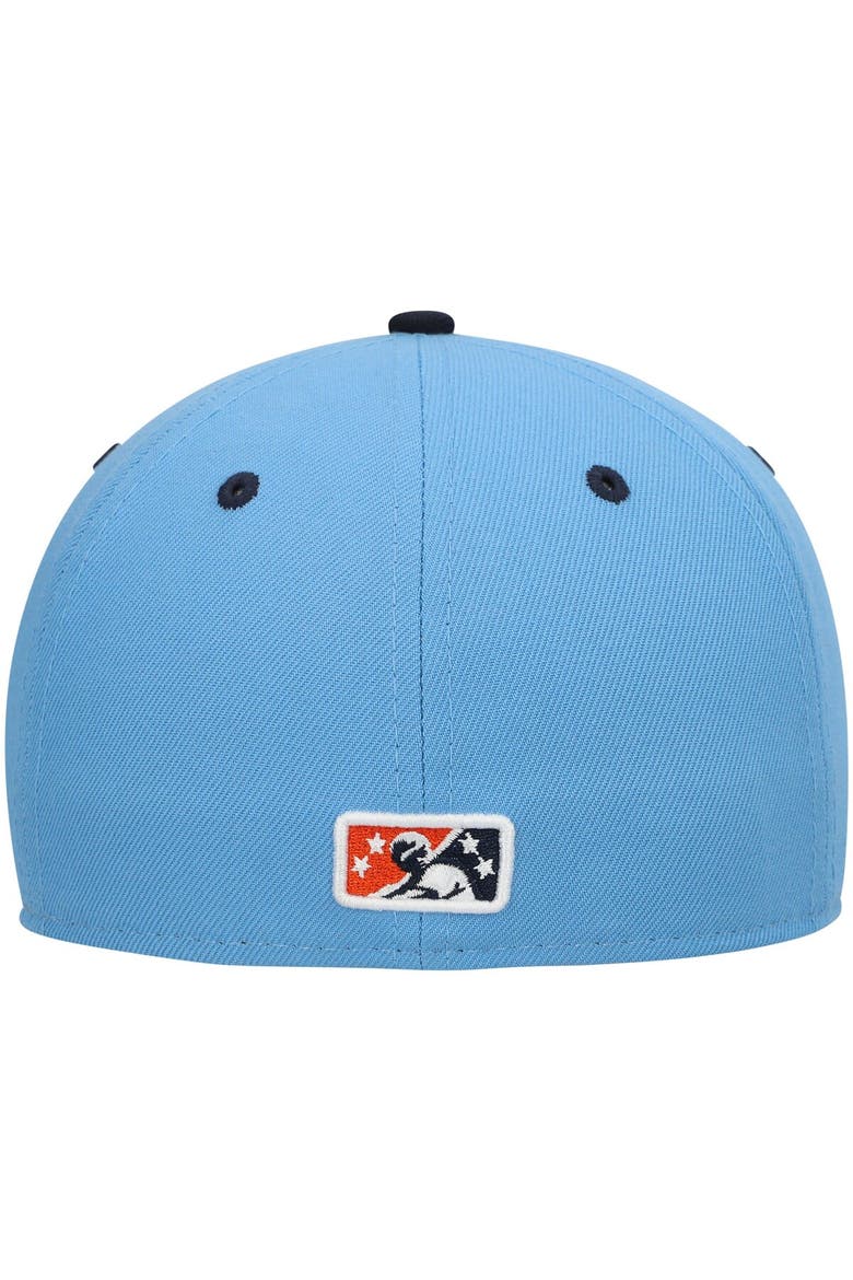 Men's New Era White Bowling Green Hot Rods Authentic Collection Team Alternate 59FIFTY Fitted Hat, Alternate, color, White