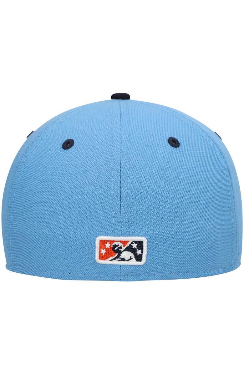 New Era Men's New Era White Bowling Green Hot Rods Authentic Collection Team Alternate 59FIFTY Fitted Hat, Alternate, color, 