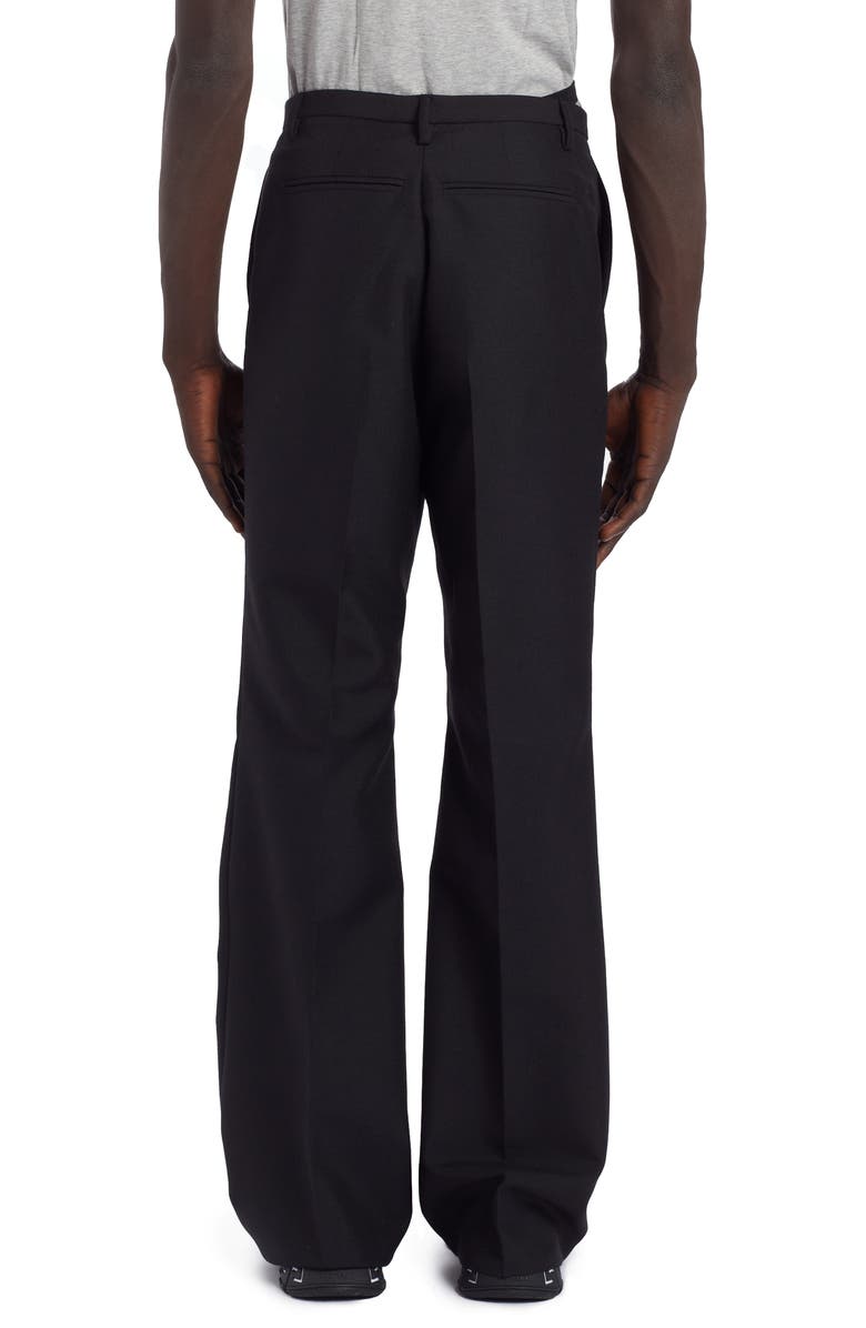 Versace Biggie Medusa Harness Wool & Mohair Flared Pants, Alternate, color, 