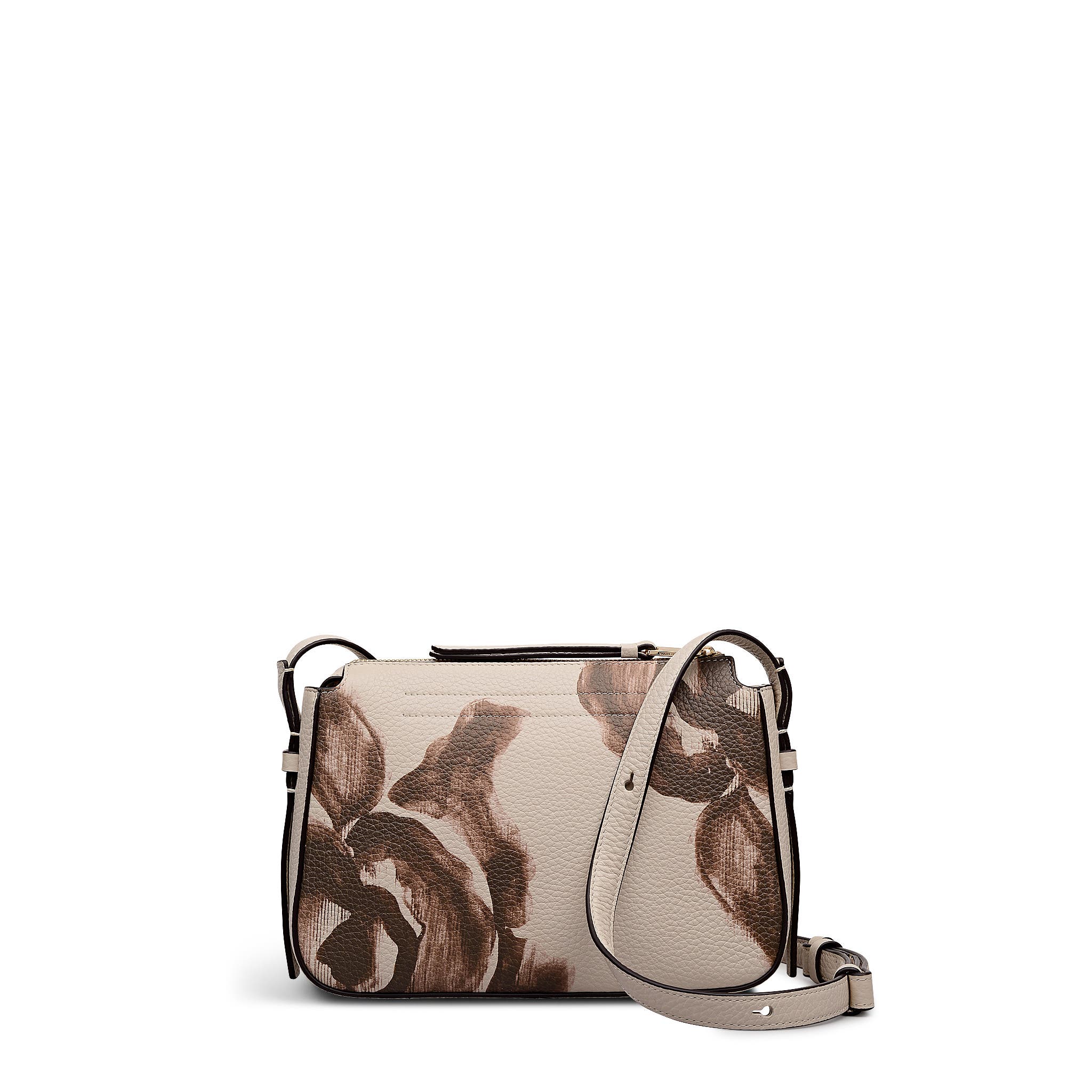 Radley Oak Street -  Floral Small Ziptop Crossbody Bag, Alternate, color, Salt