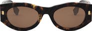 Fendi 'Fendi Roma 52mm Oval Sunglasses