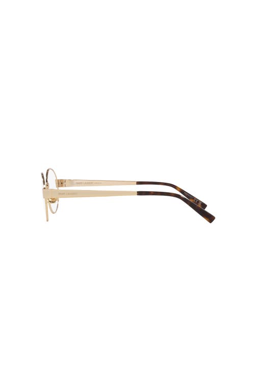 Saint Laurent 55mm Oval Optical Glasses In Multi