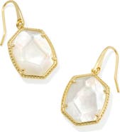 Kendra Scott Daphne Frame Stone Drop Earrings