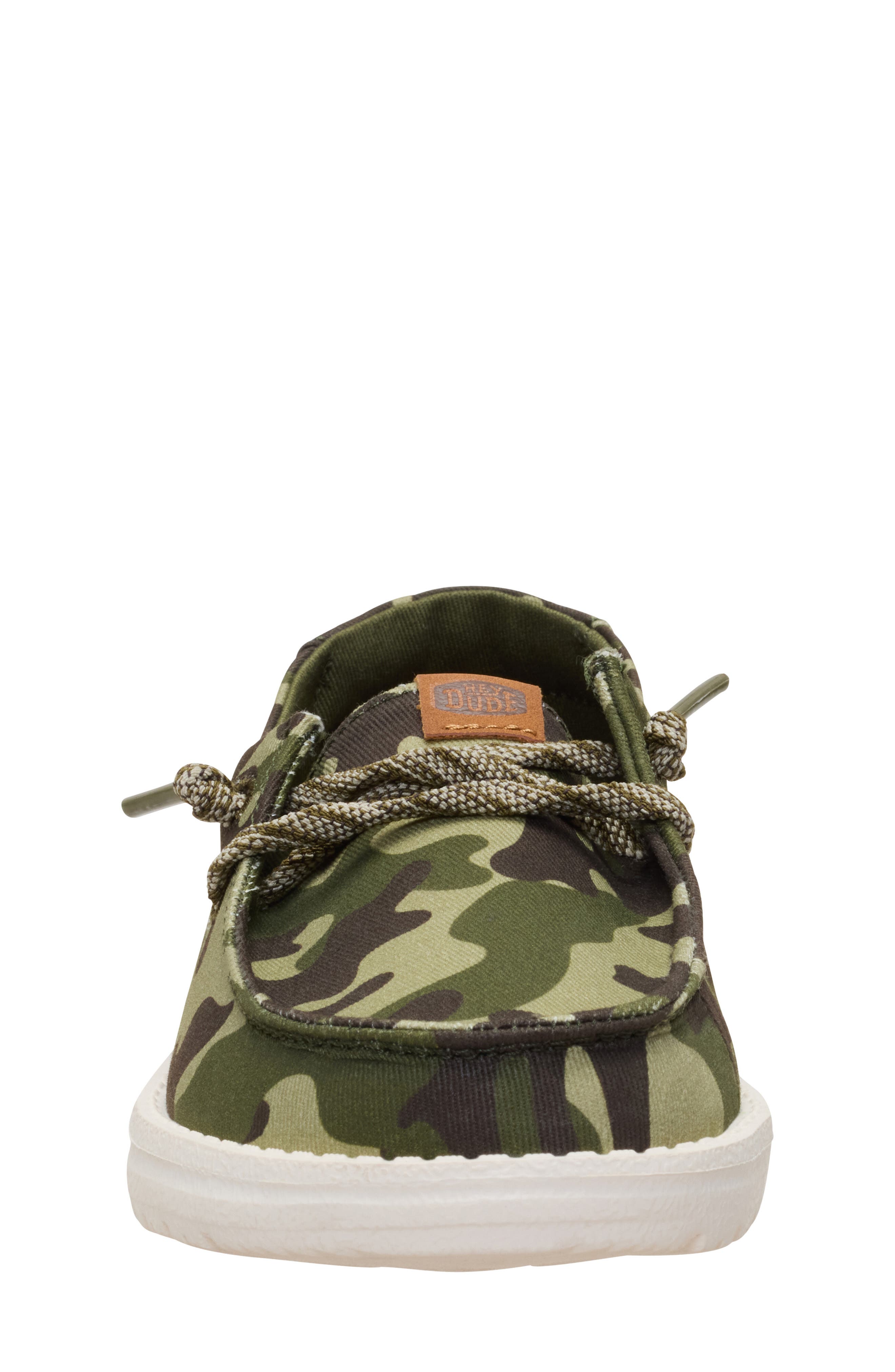 Kids' Wendy Essential Camo Slip-On Shoe, Alternate, color, GREEN