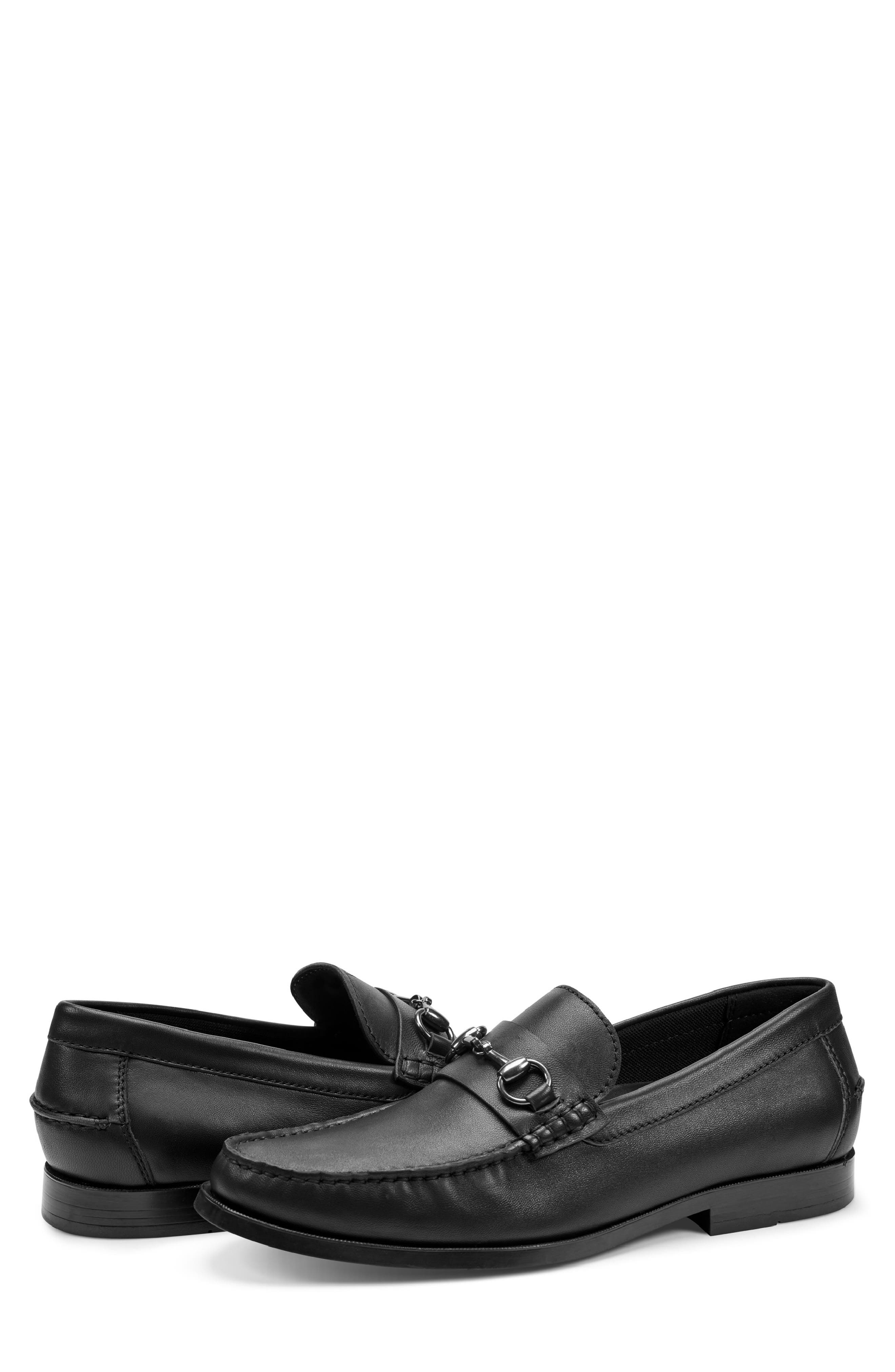 Rockport Whit Classic Bit Detail Loafer, Alternate, color, Black