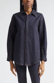 Jacquemus La Chemise Amelo de-Nîmes Denim Button-Up Shirt