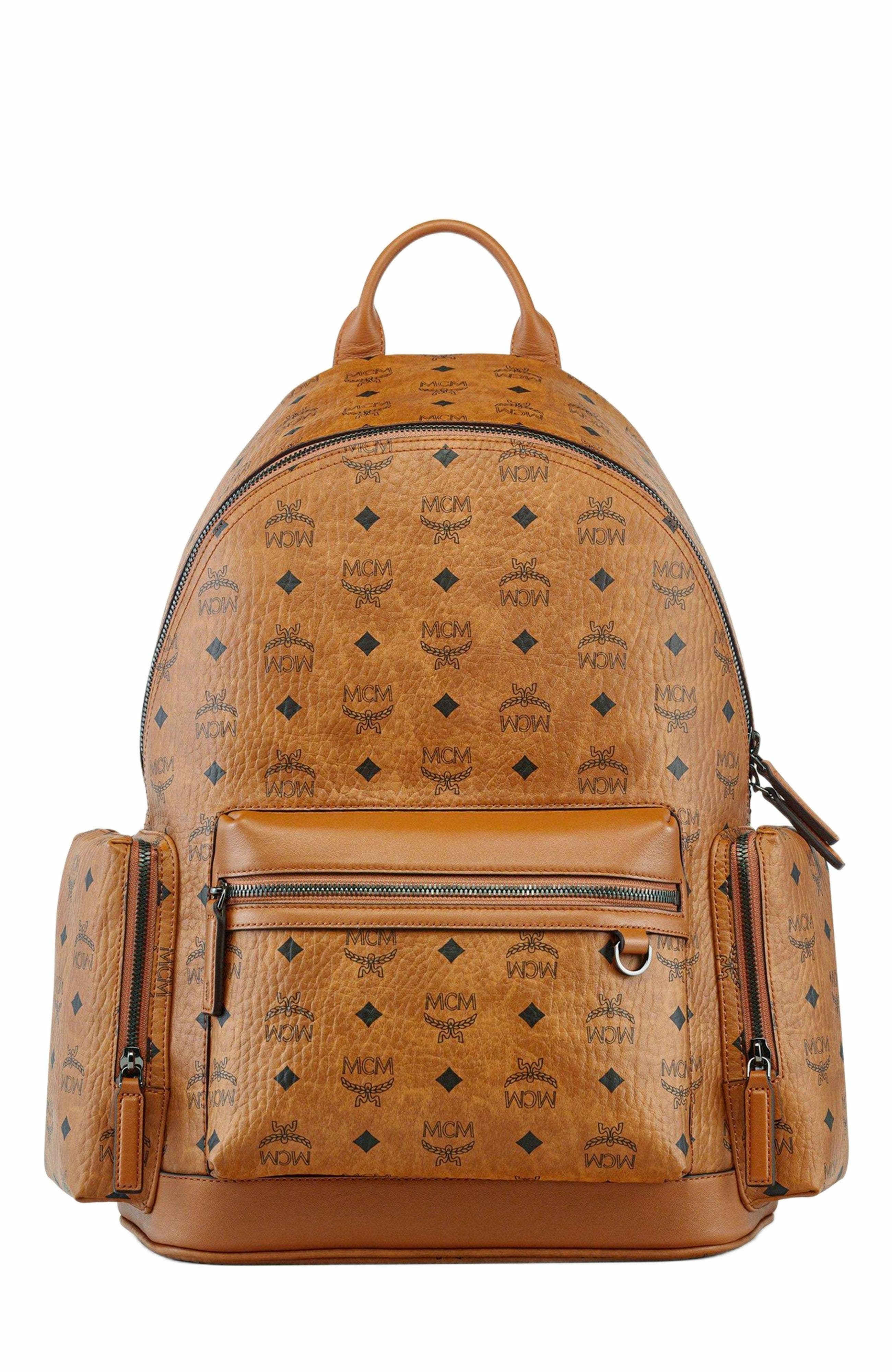 MCM Stark Backpack in Visetos, Main, color, 