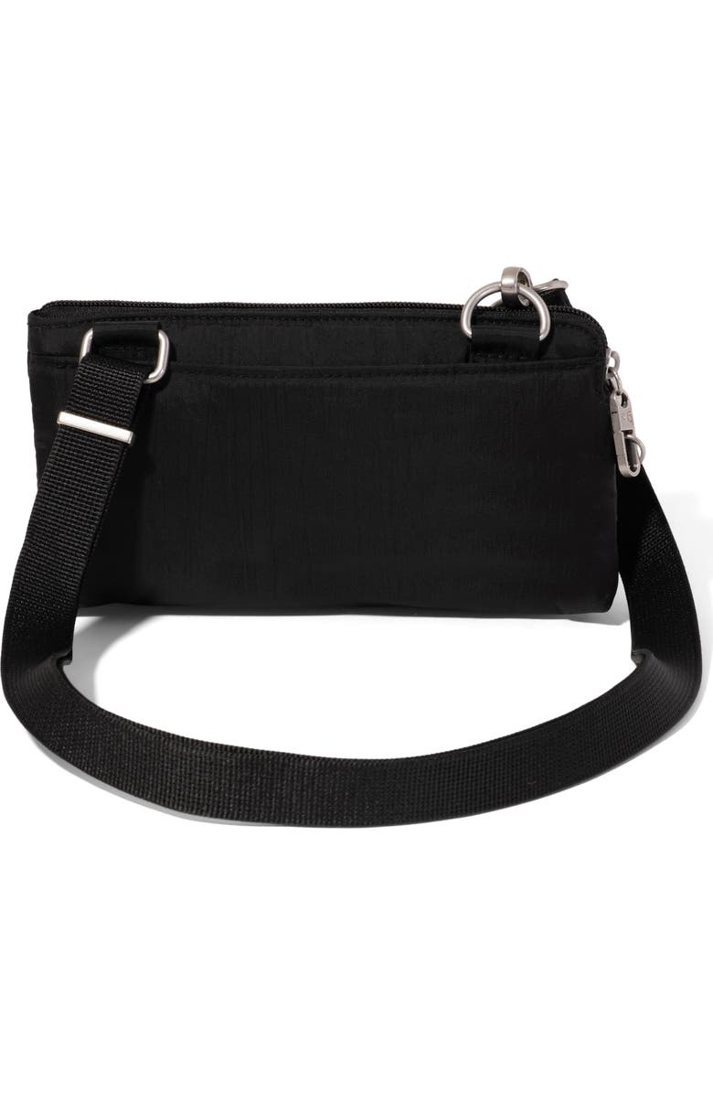 BAGGALLINI Securtex Anti-Theft Mini Wallet Crossbody, Alternate, color, Black