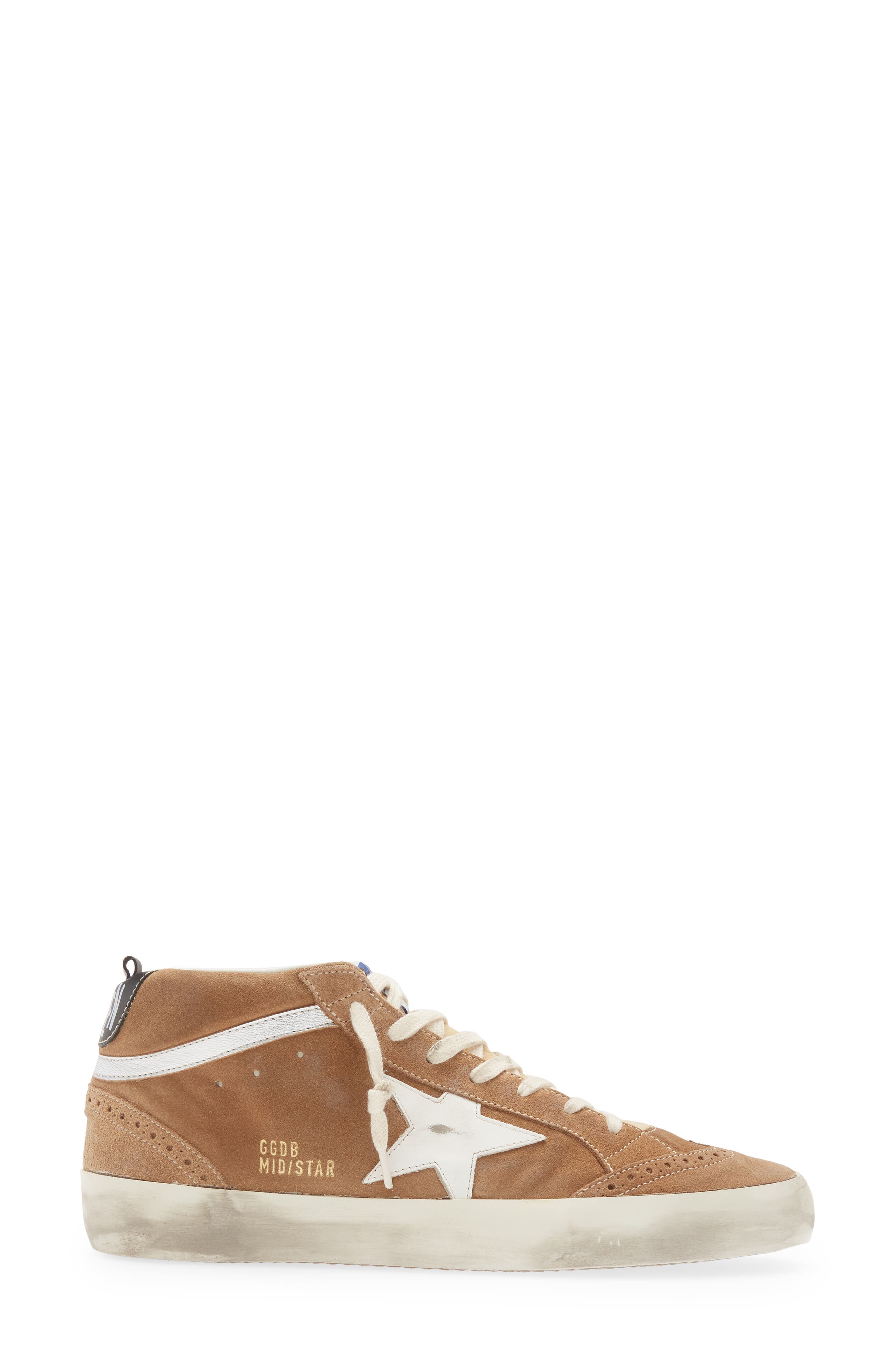 Golden Goose Mid Star Sneaker, Alternate, color, 