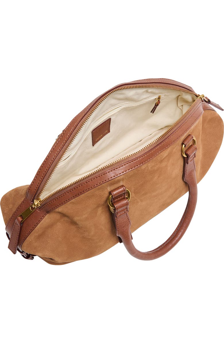 Dolce Vita Sion Leather Satchel, Alternate, color, Cognac