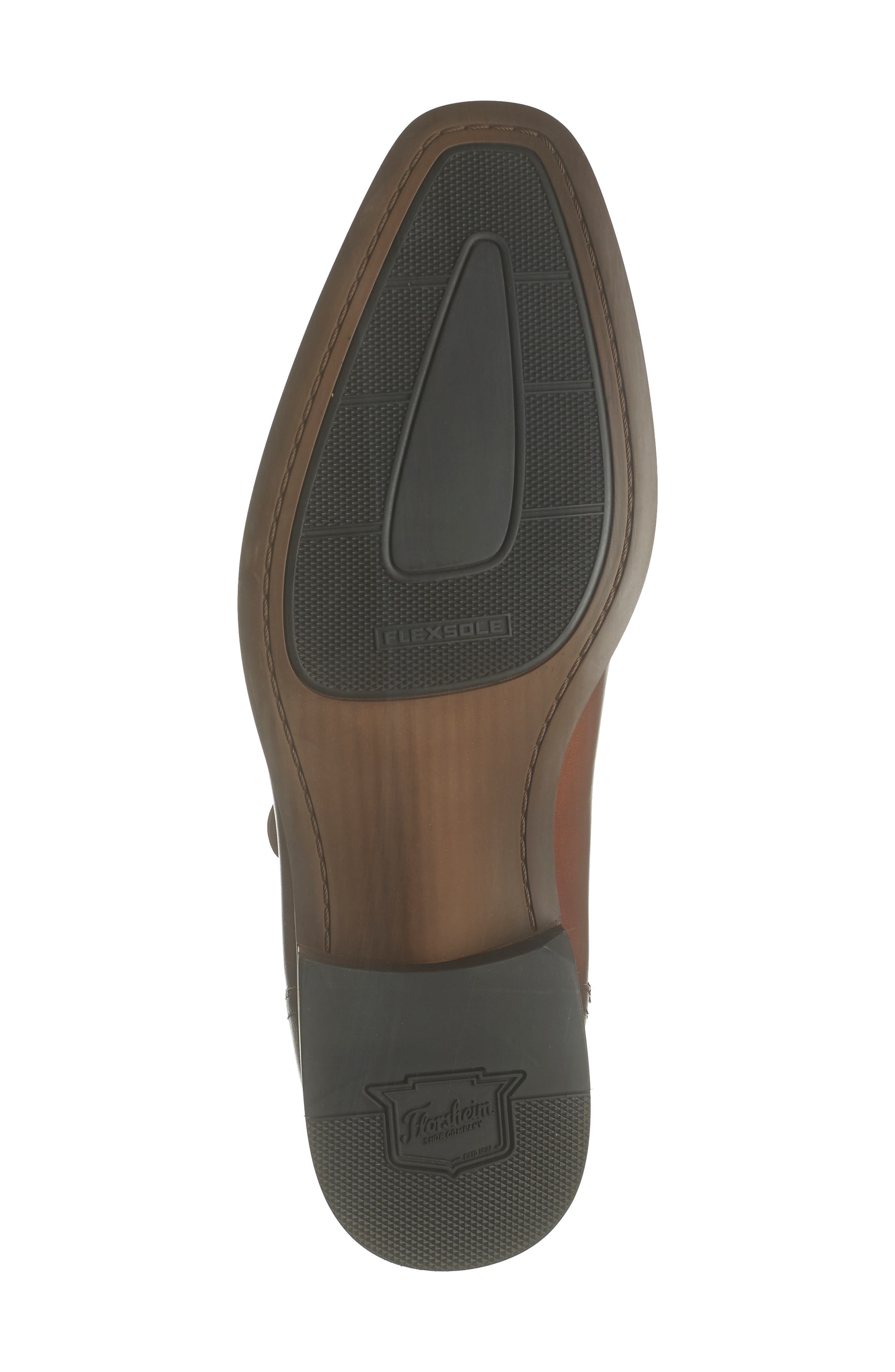 Ravello Leather Monk Strap Shoe, Alternate, color, COGNAC