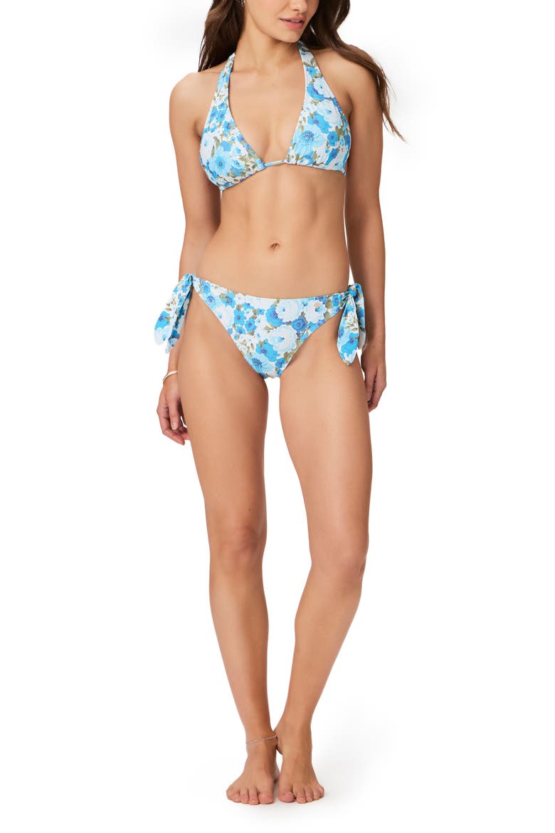 Diana Side Tie Bikini Bottoms, Alternate, color, FRENCH BLUE MULTI